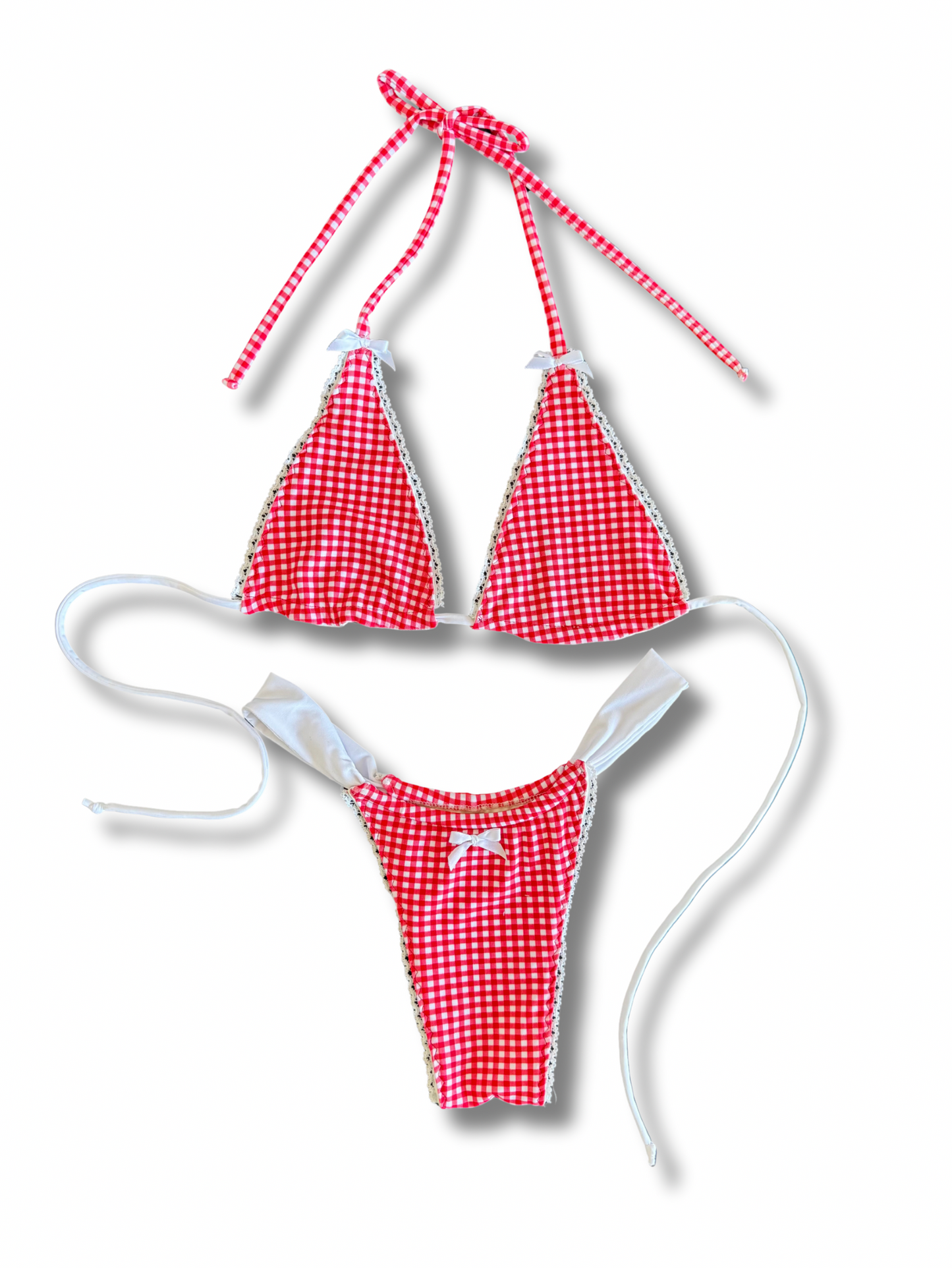 Little Darling Bikini - Red & White