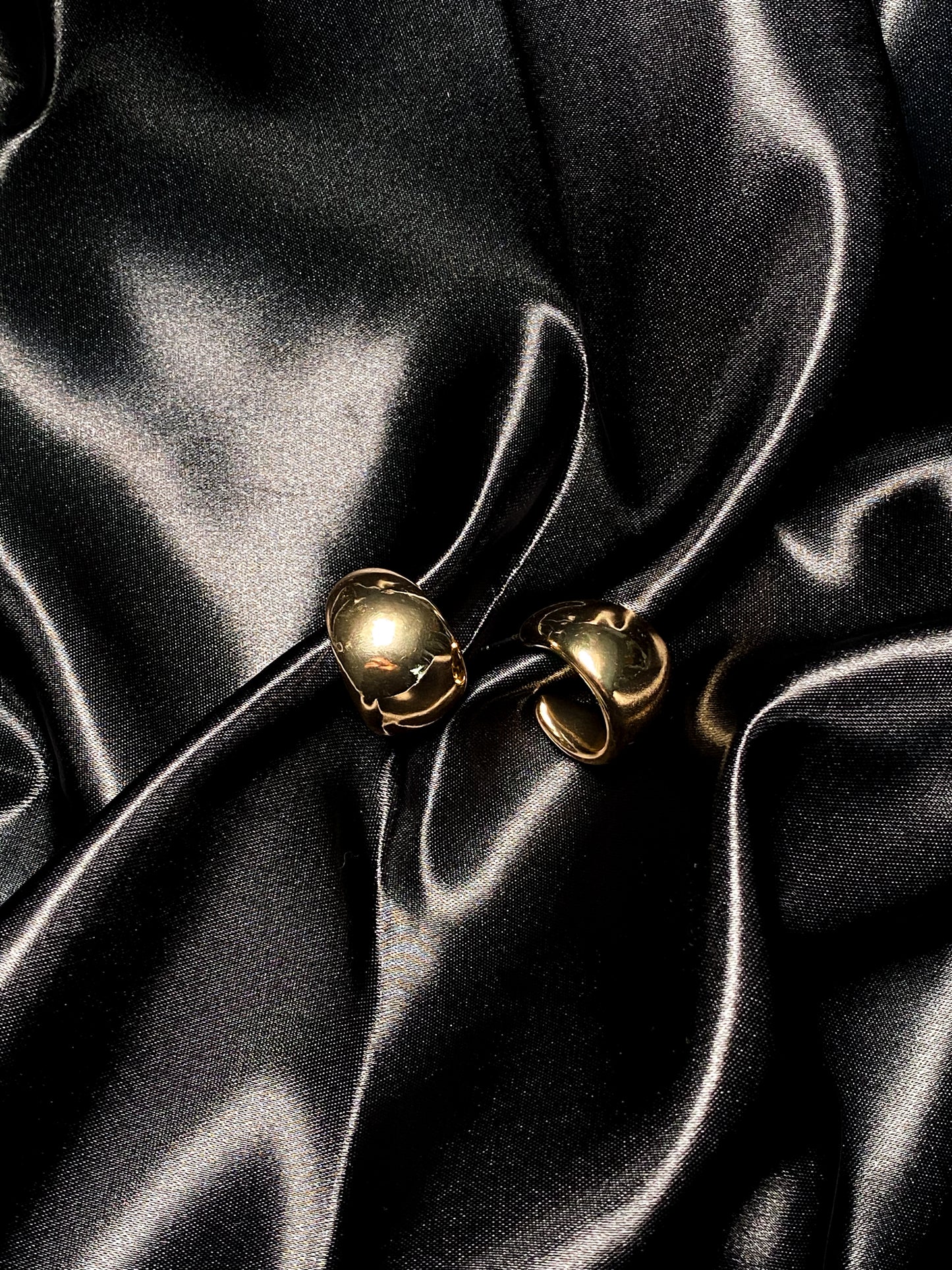 Golden Small Hoop Earrings- Gold