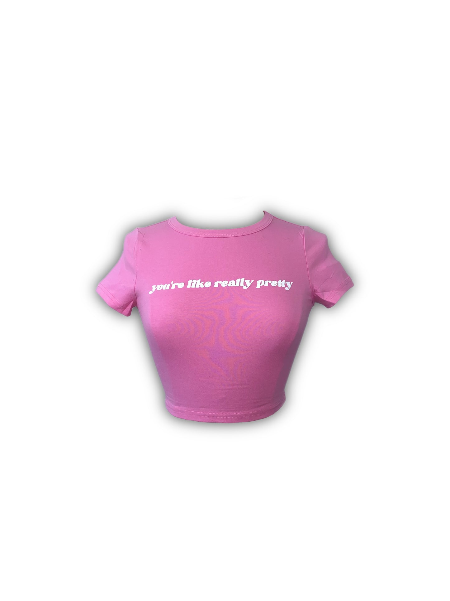 You’re Like Really Pretty Crop Top - Pink