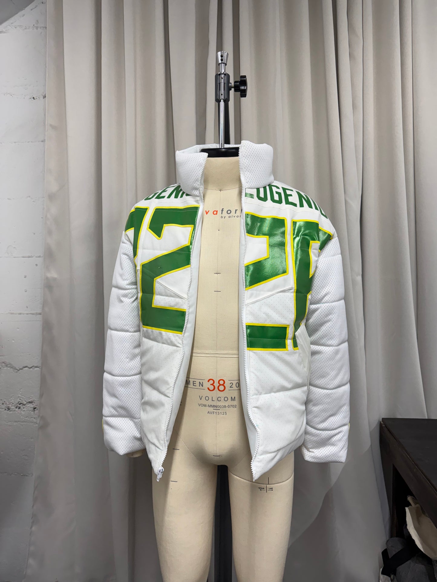 Custom Jersey Puffer Jacket- Made from any jersey