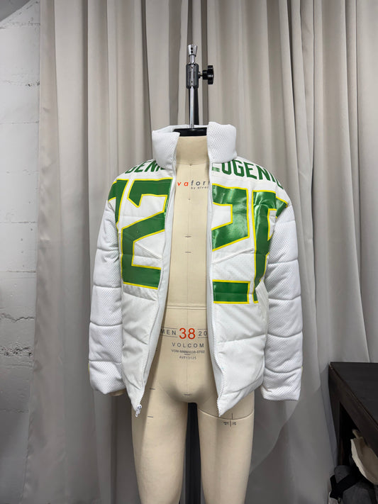 Custom Jersey Puffer Jacket- Made from any jersey
