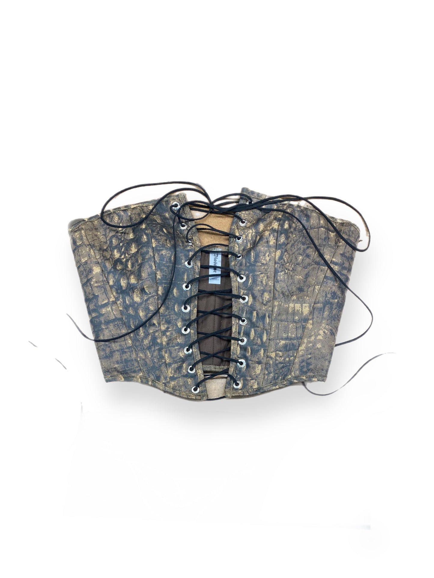 Limited Edition Croc Print Corset